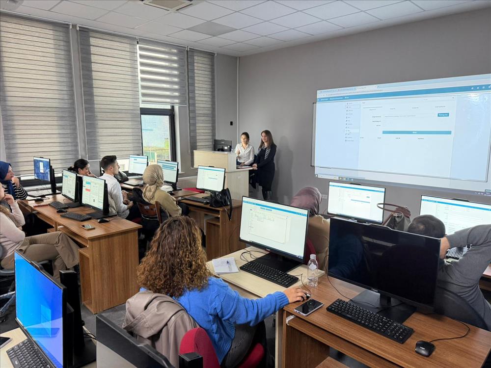 Üniversitemizde EBYS ve Resmî Yazışma Kuralları Uygulamalı Eğitimi gerçekleştirildi.